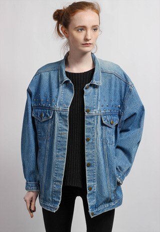 VINTAGE OVERSIZED DENIM JACKET