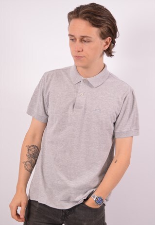 VINTAGE SERGIO TACCHINI POLO SHIRT GREY