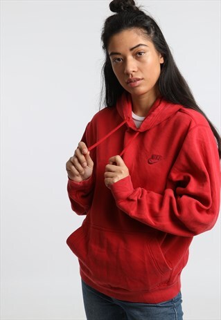 90S NIKE EMBROIDERED LOGO HOODIE
