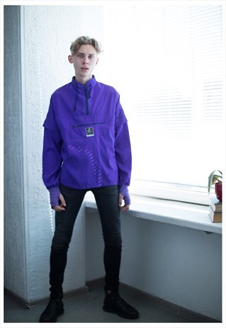 VINTAGE 90'S PURPLE WINDBREAKER