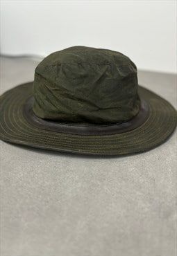 Vintage Barbour Waxed D592 Drifters/Bushman Hat 