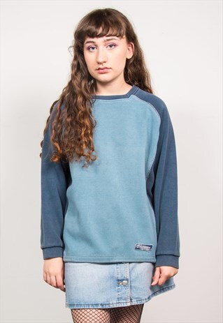 CHAMPION VINTAGE 90'S BLUE LONG SLEEVE SWEATSHIRT
