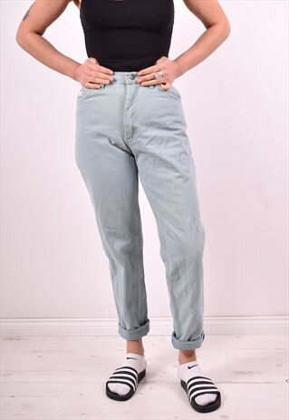 WRANGLER WOMENS VINTAGE JEANS W26 L29 BLUE 90S