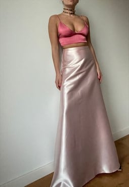 Vintage Glossy Pink Fairy Skirt