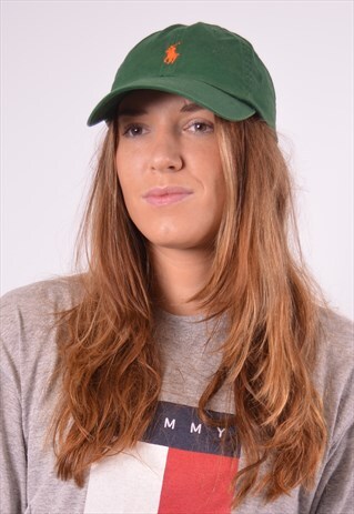 VINTAGE POLO RALPH LAUREN CAP GREEN