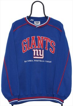 Vintage Lee NFL New York Giants Blue Sweatshirt Womens