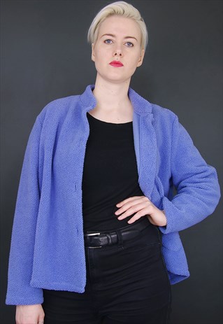 VINTAGE LILAC FLEECE JACKET