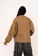 UNISEX VINTAGE FILA BROWN SWEATSHIRT