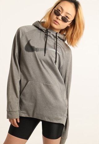 VINTAGE NIKE PRINTED LOGO HOODIE
