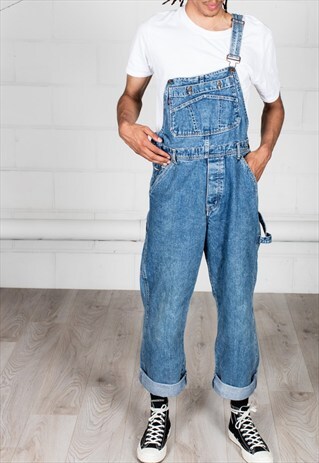 VINTAGE OVERSIZED RETRO UNISEX DUNGAREES