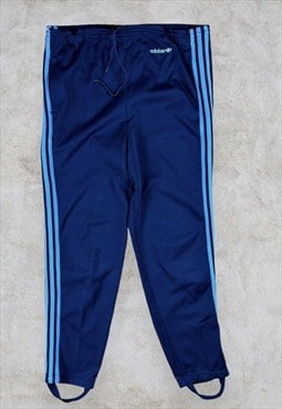 Vintage Adidas Originals Sweatpants Track Pants Blue Mens L