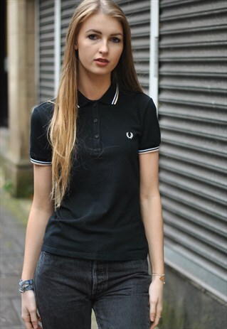 VINTAGE FRED PERRY TWIN TIPPED POLO SHIRT