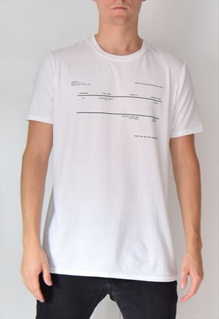WHITE INVOICE T-SHIRT