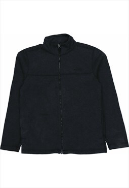 The North Face 90's Spellout Zip Up Fleece XLarge Black