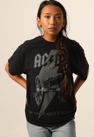 VINTAGE AC/DC BAND GRAPHIC T-SHIRT