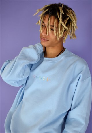 G&G UNISEX BABY BLUE PASTEL GG SWEAT EM