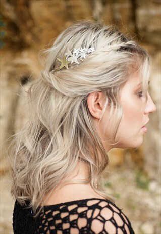 HAIR CLIP, STAR HAIR CLIP, FESTIVAL HAIR, BOHO HAIR