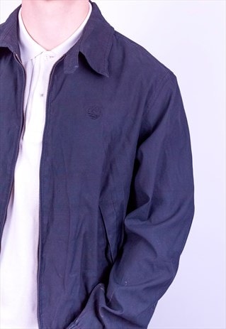 VINTAGE TIMBERLAND HARRINGTON JACKET IN BLACK MEDIUM
