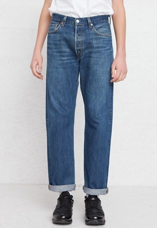 VINTAGE BLUE LEVI'S 501 FIT DENIM JEANS