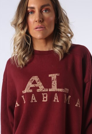 SWEATSHIRT JUMPER OVERSIZED ALABAMA LOGO UK 18 (3EI)
