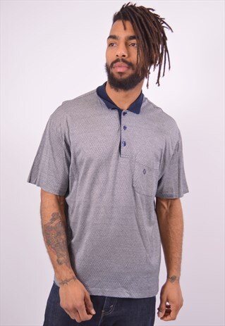 VINTAGE POLO SHIRT BLUE