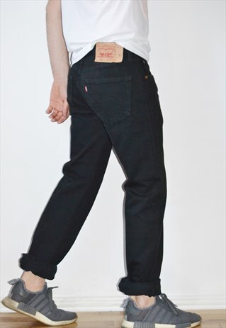 VINTAGE 90S LEVIS 501 BLACK JEANS
