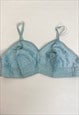 VINTAGE 50S TURQUOISE BRA 