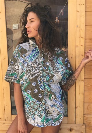 OVERSIZED RETRO 90S 80S VINTAGE UNISEX FESTIVAL SHIRT
