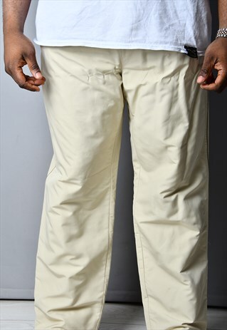 BEIGE NIKE TRACKSUIT BOTTOMS TB256