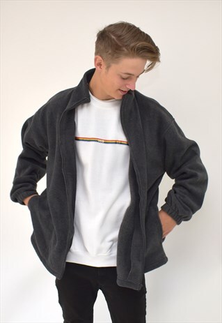 G&G UNISEX CHARCOAL GOOSE FLEECE
