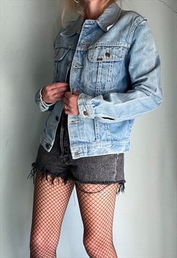 Vintage Bleach Blue Denim Jacket