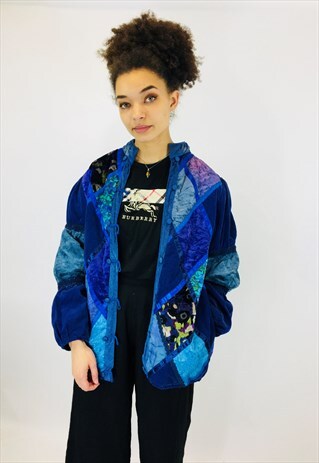 VINTAGE BOHO 80S VELVET JACKET