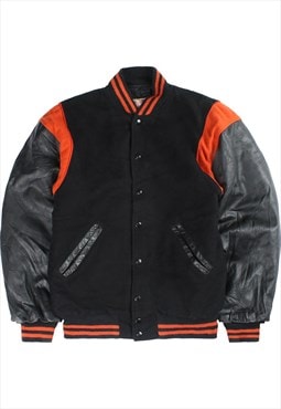 Vintage 90's Ripen Jackets Varsity Jacket Leather Arm