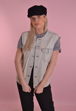 LEVI'S SLEEVELESS DENIM JACKET GDF539
