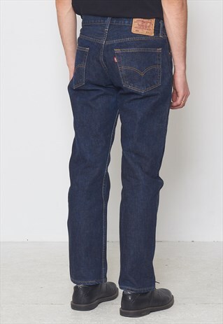 VINTAGE NAVY LEVI'S 501 FIT DENIM JEANS