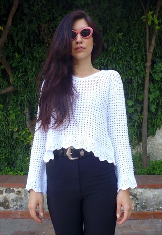 VINTAGE FESTIVAL MACRAME TOP