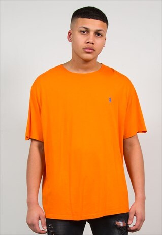 RALPH LAUREN BRIGHT ORANGE T-SHIRT