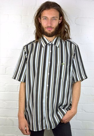 VINTAGE 90'S LACOSTE STRIPED SHIRT