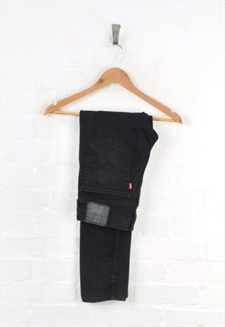 Vintage Levi's 510 Jeans Skinny Fit Black Denim W30 L30