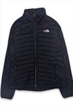 The North Face black quilted jacket