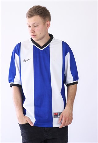 VINTAGE MENS NIKE TEAM JERSEY STYLE T-SHIRT