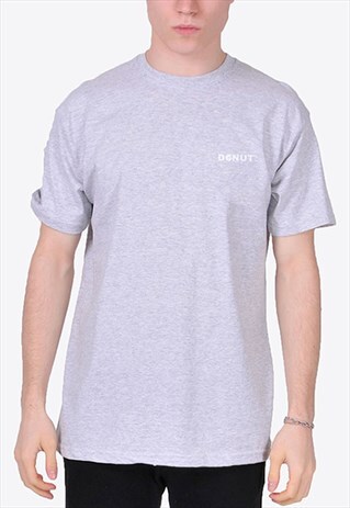 GREY DONUT (WHITE) T-SHIRT