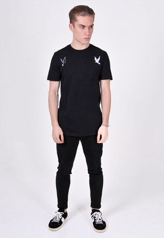 EXCLUSIVE BLACK GE BIRDS CREW T-SHIRT