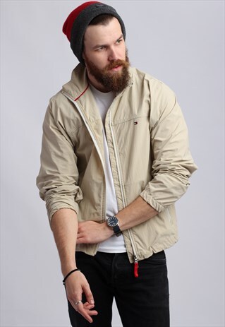 VINTAGE 90'S TOMMY HILFIGER WINDBREAKER JACKET