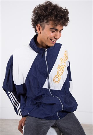 VINTAGE RARE 90S ADIDAS SHELL JACKET / S0437