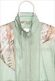 ATHLETIC WORKS 90'S PATTERNED  SHELL JACKET MEDIUM GREEN