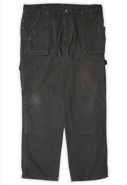 Vintage Dickies Black Carpenter Workwear Trousers Womens