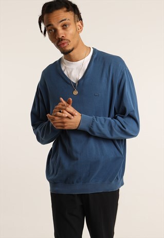 VINTAGE LACOSTE V-NECK SWEATSHIRT