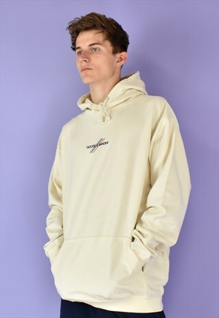 G&G UNISEX VANILLA PASTEL MULTI LINES HOOD