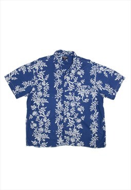 POLO RALPH LAUREN Hawaiian Shirt Floral Short Sleeve Mens XL